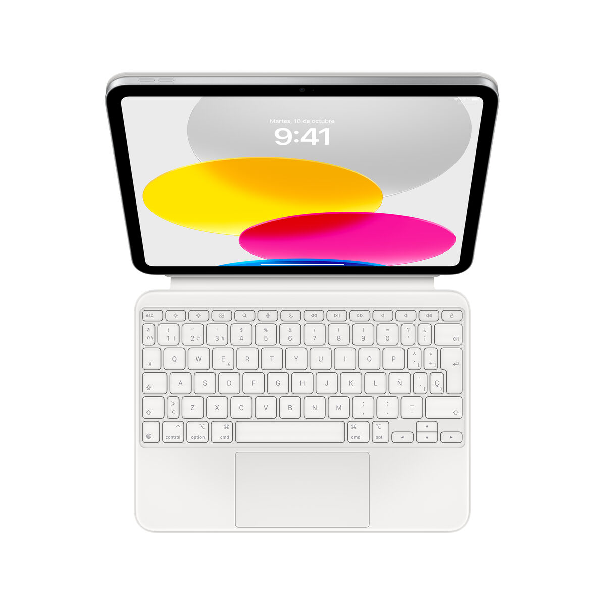 Tastiera Apple IPAD 10GEN iPad Qwerty in Spagnolo Bianco 2 S7778852_0
