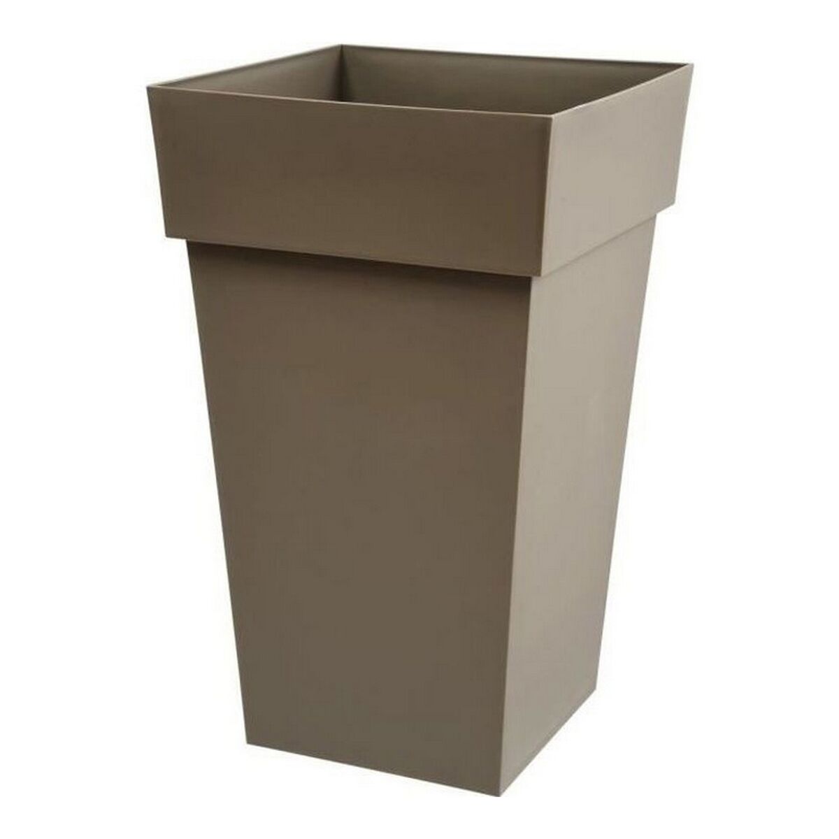 Vaso EDA Tuscan Taupé Quadrato polipropilene (39 x 39 x 65 cm) 2 S7149141_0