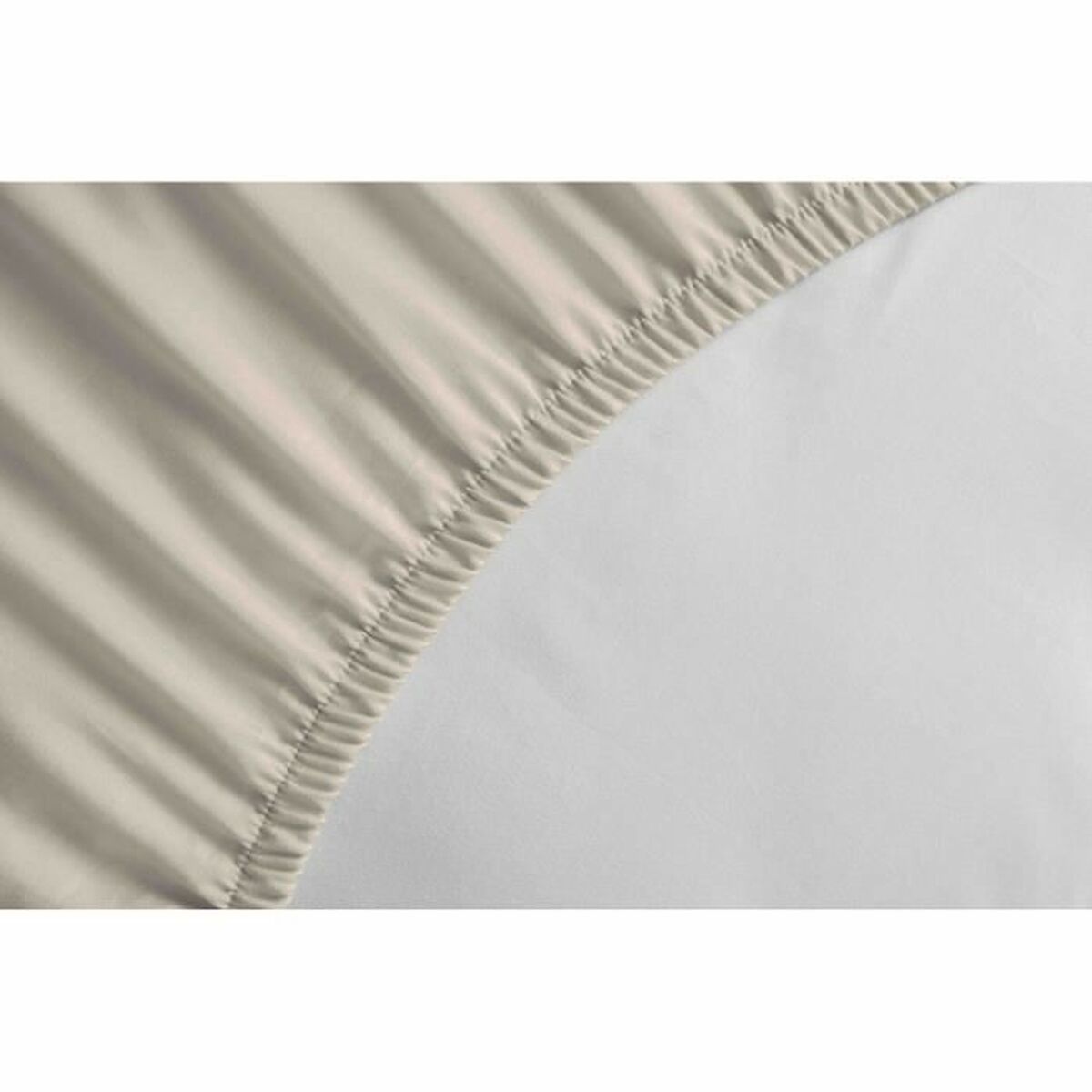 Lenzuolo con angoli Lovely Home Beige 180 x 200 cm 3 S7177030_1