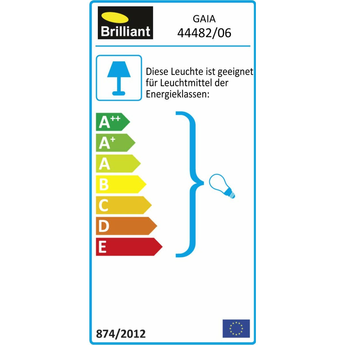 Applique da Parete Brilliant Gaia Esterno Nero Metallo 60 W E27 3 S7167282_1