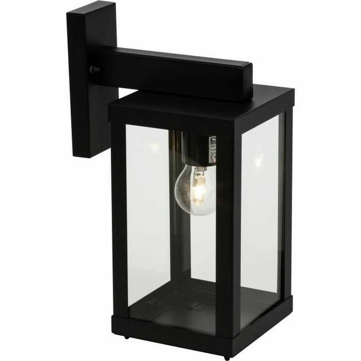 Applique da Parete Brilliant Gaia Esterno Nero Metallo 60 W E27 2 S7167282_0