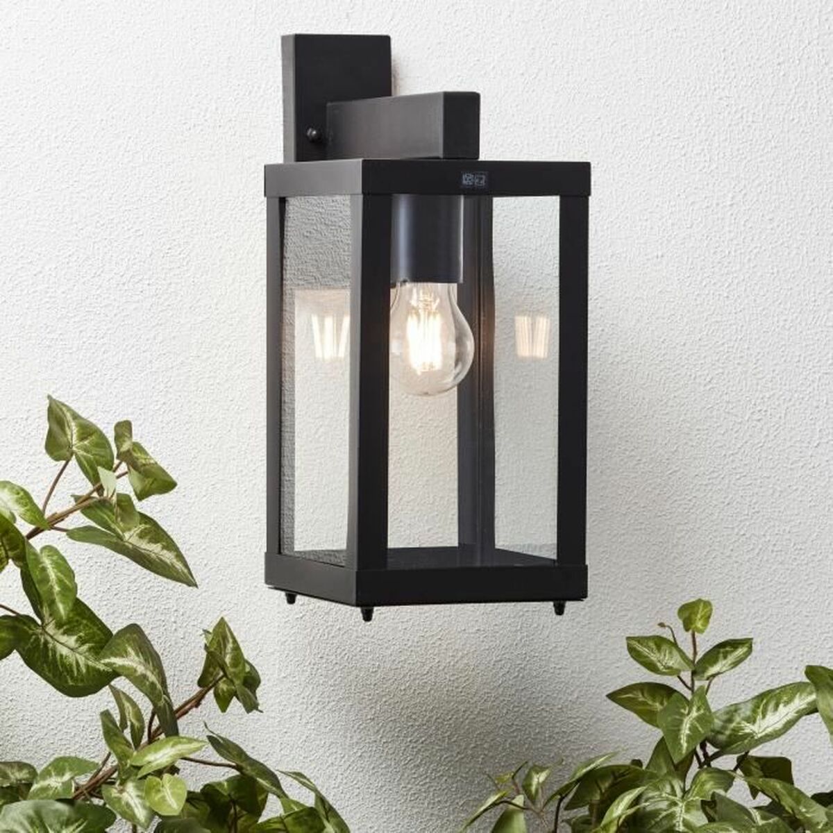 Applique da Parete Brilliant Gaia Esterno Nero Metallo 60 W E27 7 S7167282_5