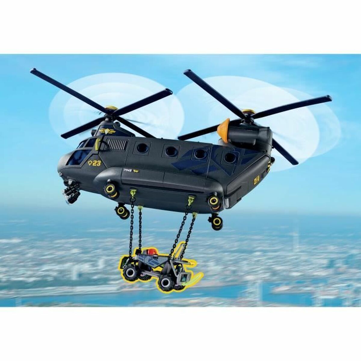 Set di giocattoli Playmobil Police Plane City Action Plastica 5 S7193305_3