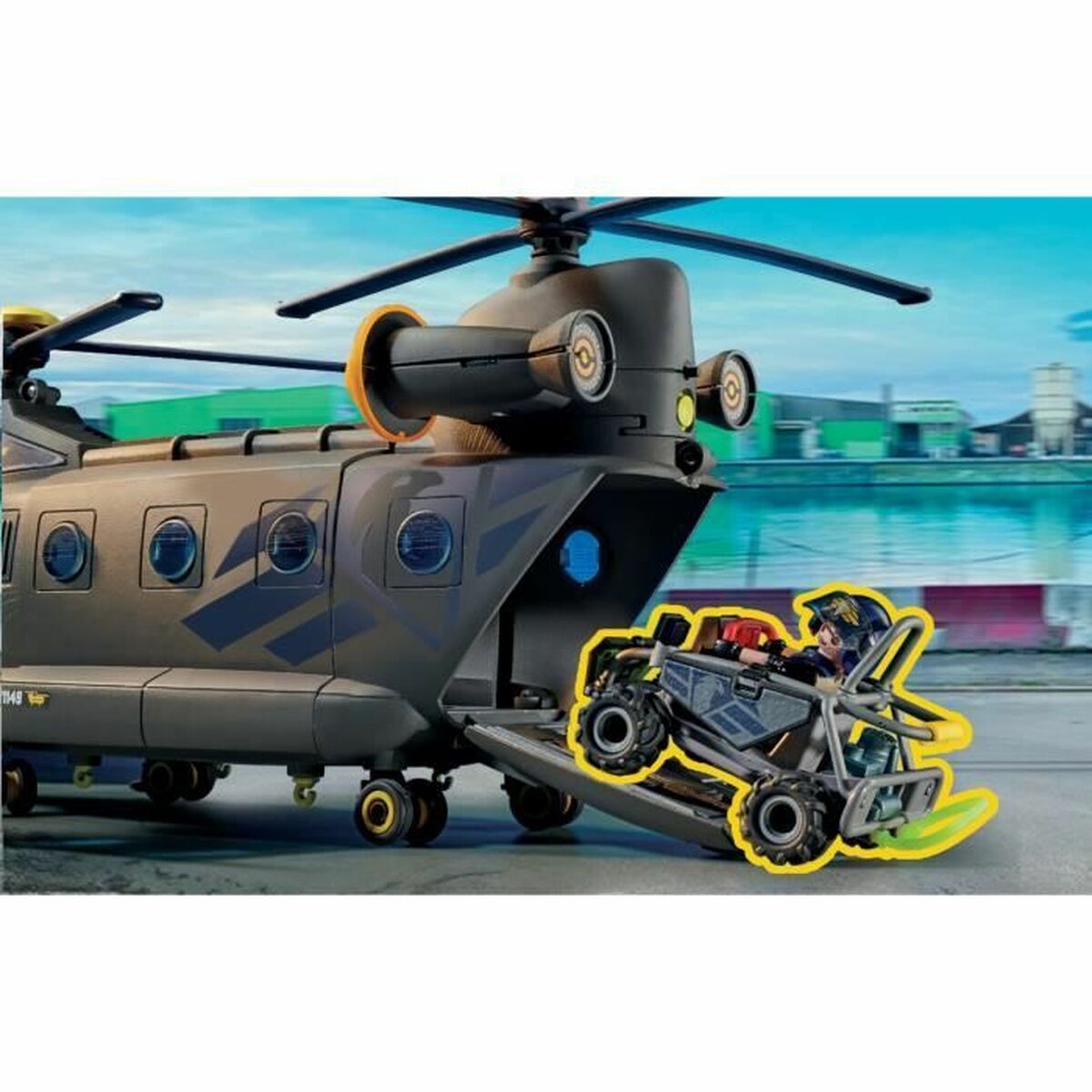 Set di giocattoli Playmobil Police Plane City Action Plastica 6 S7193305_4