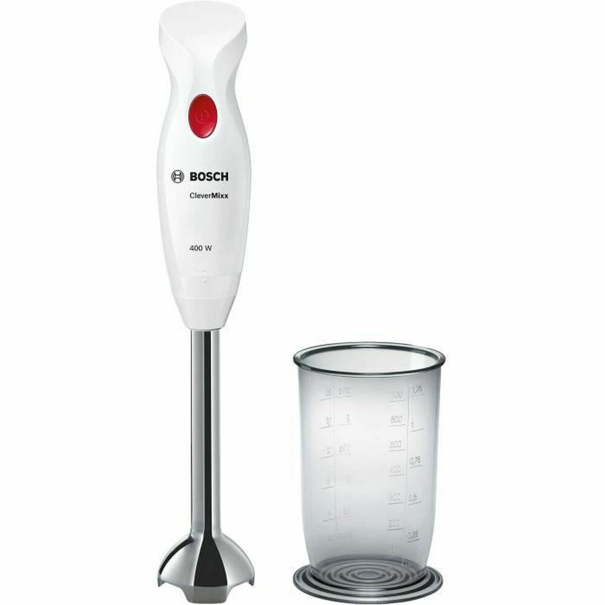 Frullatore ad Immersione BOSCH MSM24100 CleverMixx Bianco 400 W 2 S7153579_0