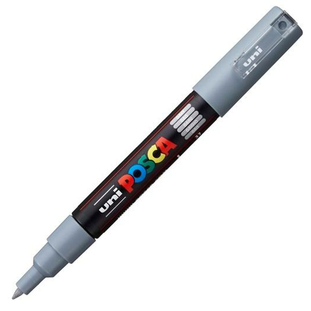 Pennarelli POSCA PC-1M Grigio (6 Unità) 3 S8422660_1