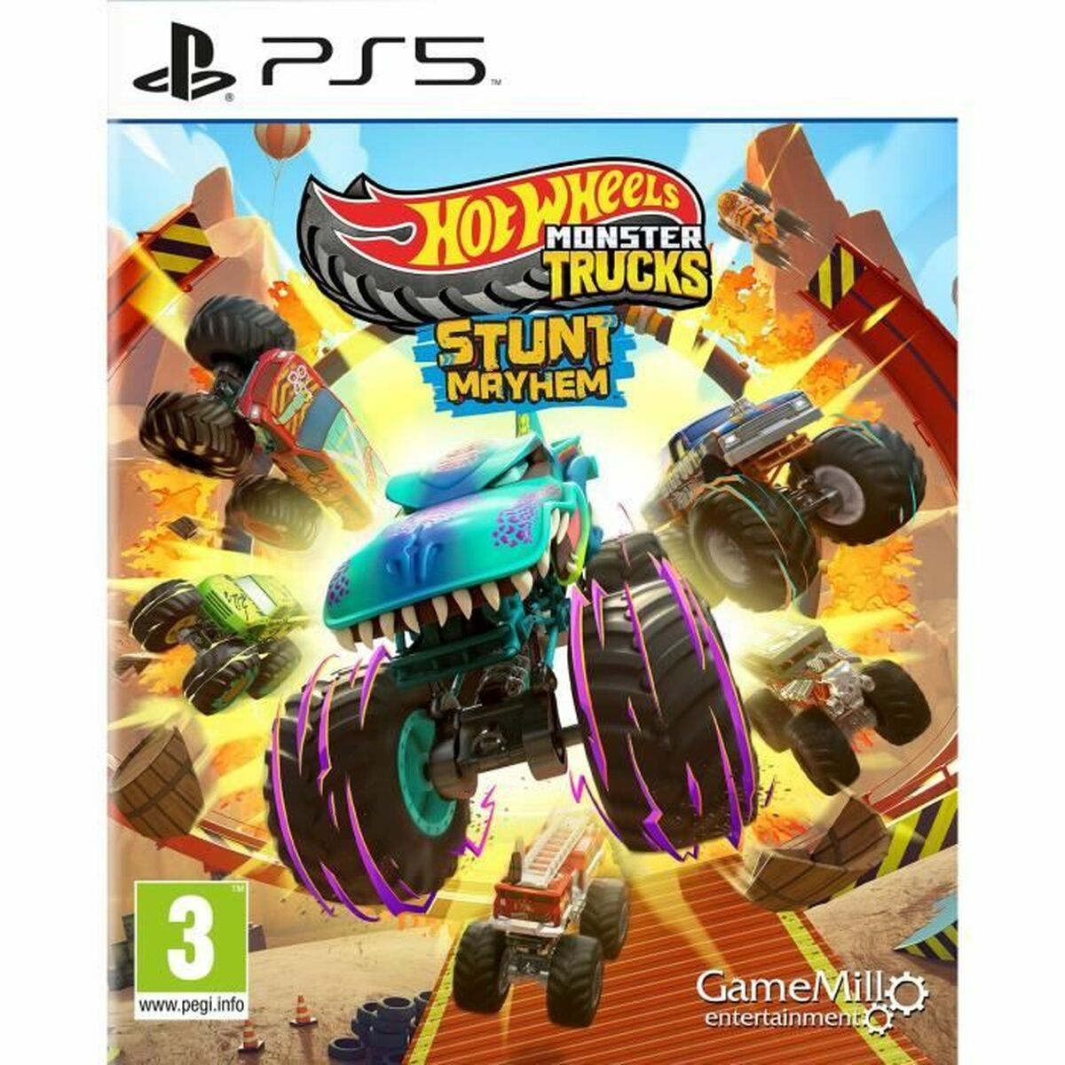 Videogioco PlayStation 5 Just For Games Hot Wheels Monster Trucks Stunt Mayhem 2 S71010057_0