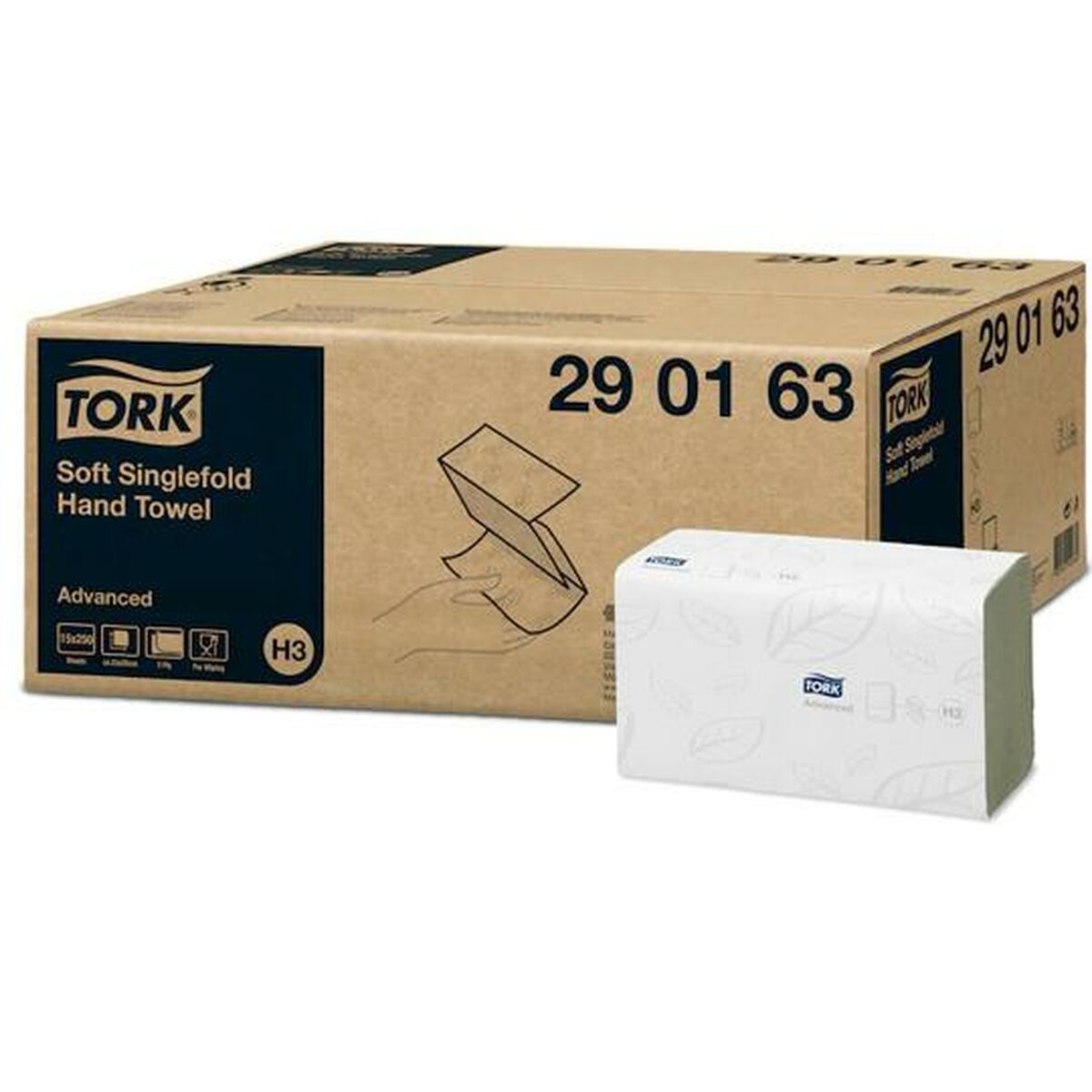 Tovagliolo di carta Tork 64152 Bianco Verde (15 Unità) 2 S8427789_0