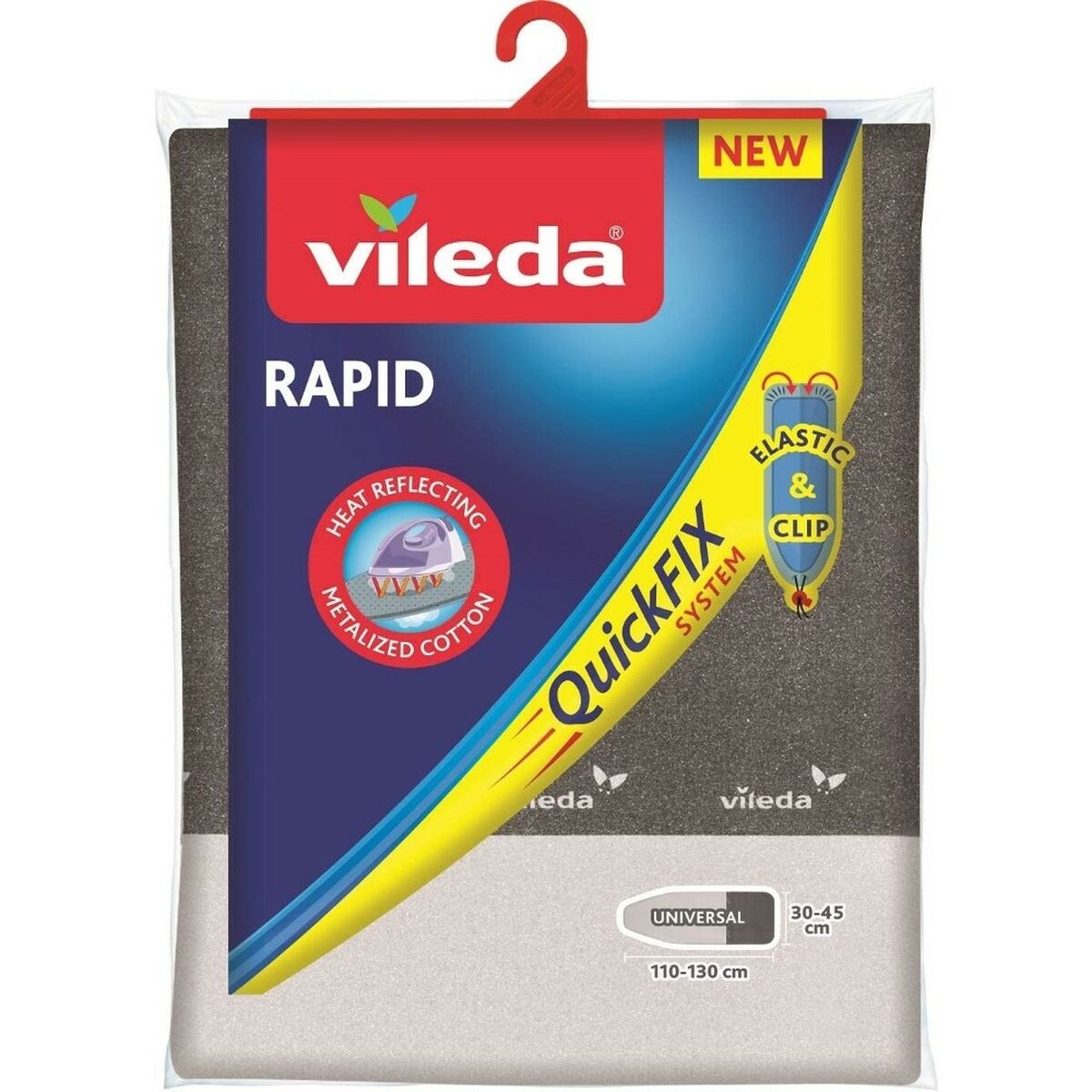 Copri asse da stiro Vileda Rapid Quick fix 135 cm Grigio 2 S7902008_0