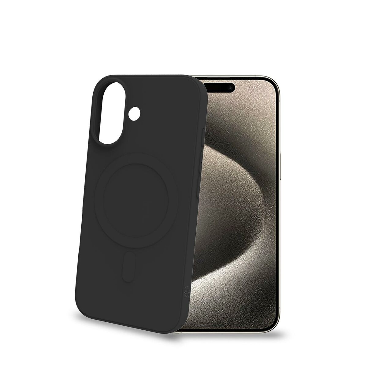 Custodia per Cellulare Celly IPHONE 16 Nero Apple 2 S77208068_0
