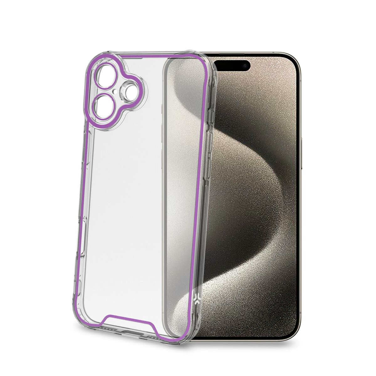 Custodia per Cellulare Celly IPHONE 16 PLUS Trasparente 2 S77208105_0