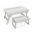 Set di Vassoi Versa Bianco Legno MDF 32 x 24 x 48 cm 1 S3413095_0