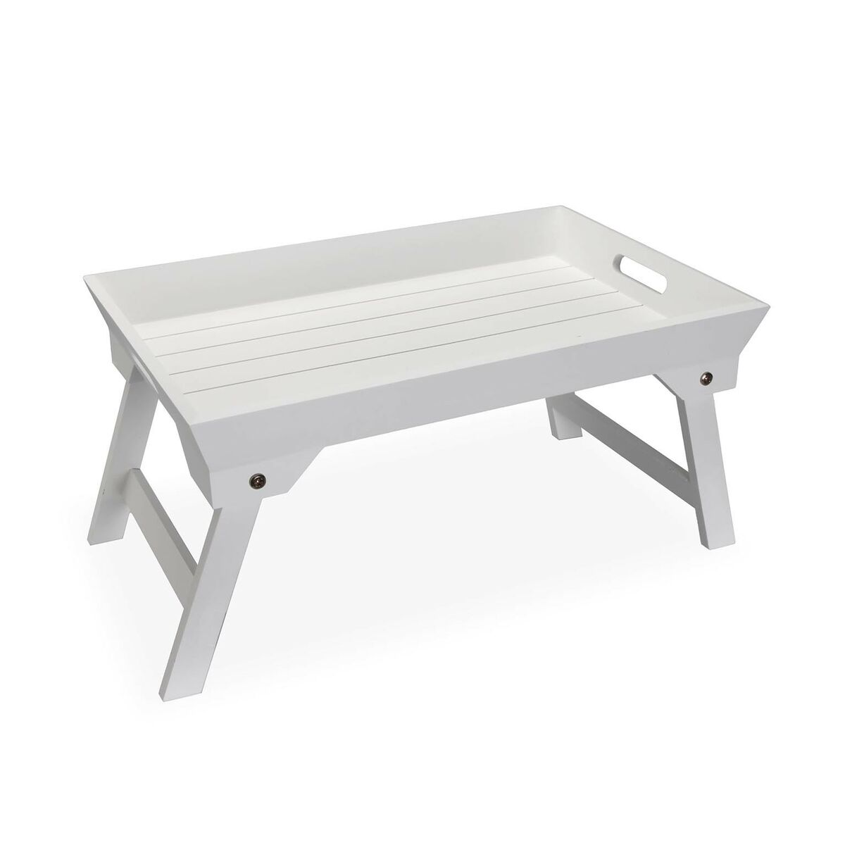 Set di Vassoi Versa Bianco Legno MDF 32 x 24 x 48 cm 3 S3413095_1