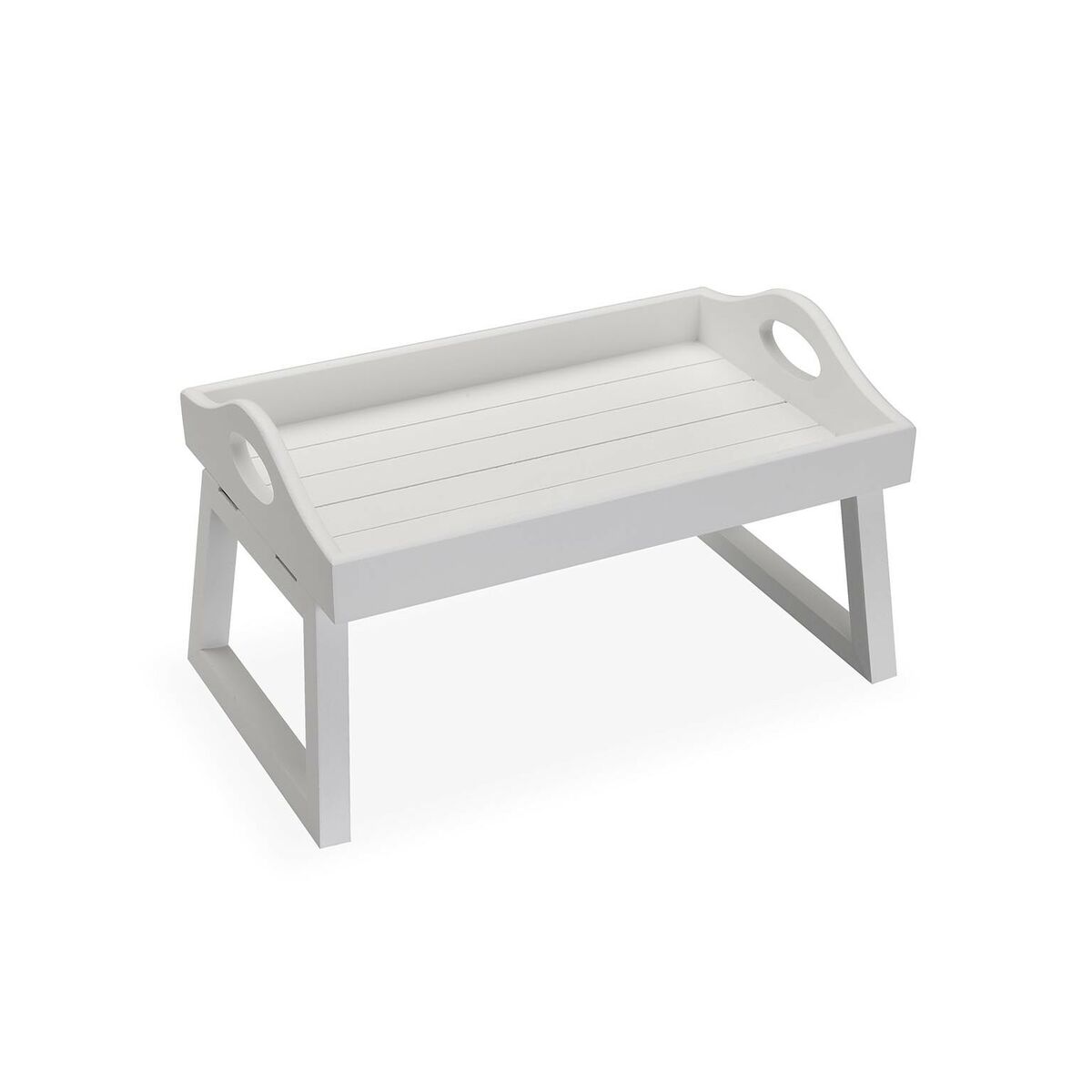 Set di Vassoi Versa Bianco Legno MDF 32 x 24 x 48 cm 4 S3413095_2