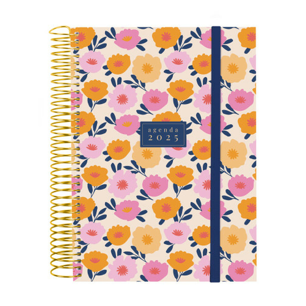 Agenda Finocam DESIGN COLLECTION A5 15,5 x 21,2 cm 2025 Floreale 2 S8437520_0