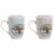 Tazza con Filtro per Infusioni Home ESPRIT Azzurro Rosa 340 ml (2 Unità) 1 S3056405_0