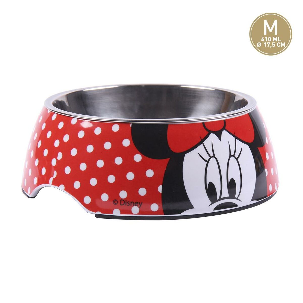 Ciotola per cani Minnie Mouse Melammina 410 ml Multicolore Poliestere Metallo 3 S0734838_1