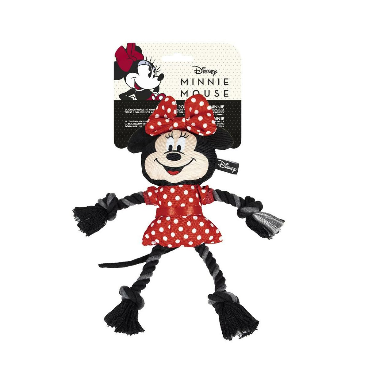 Giocattoli per cani Minnie Mouse Rosso 13 x 25 x 6 cm 5 S0734852_3