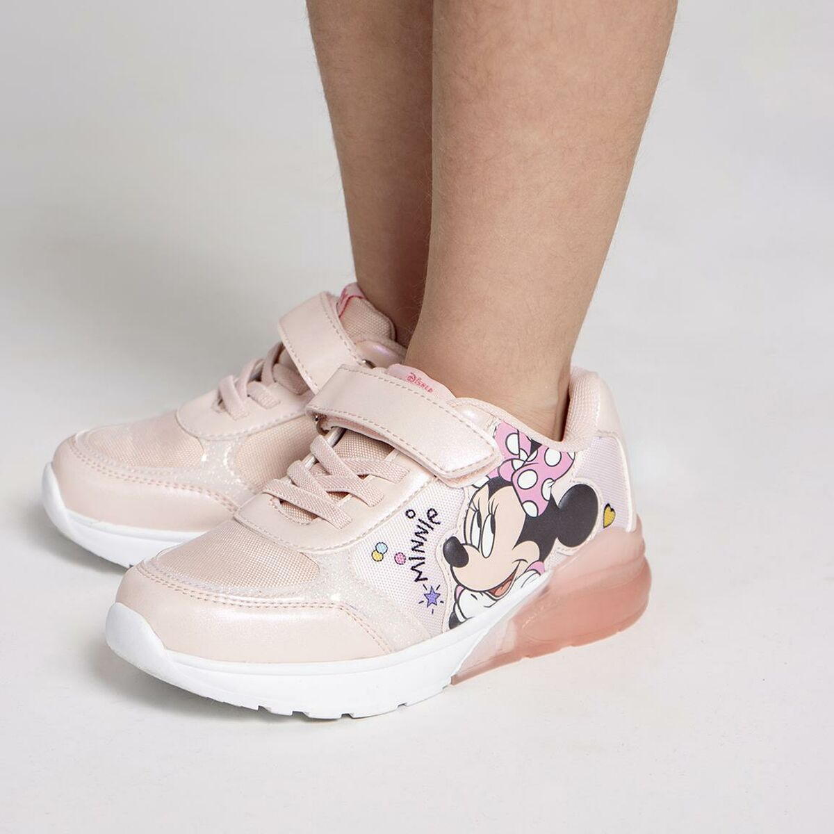 Scarpe Sportive con LED Minnie Mouse Rosa 4 S0738986_2