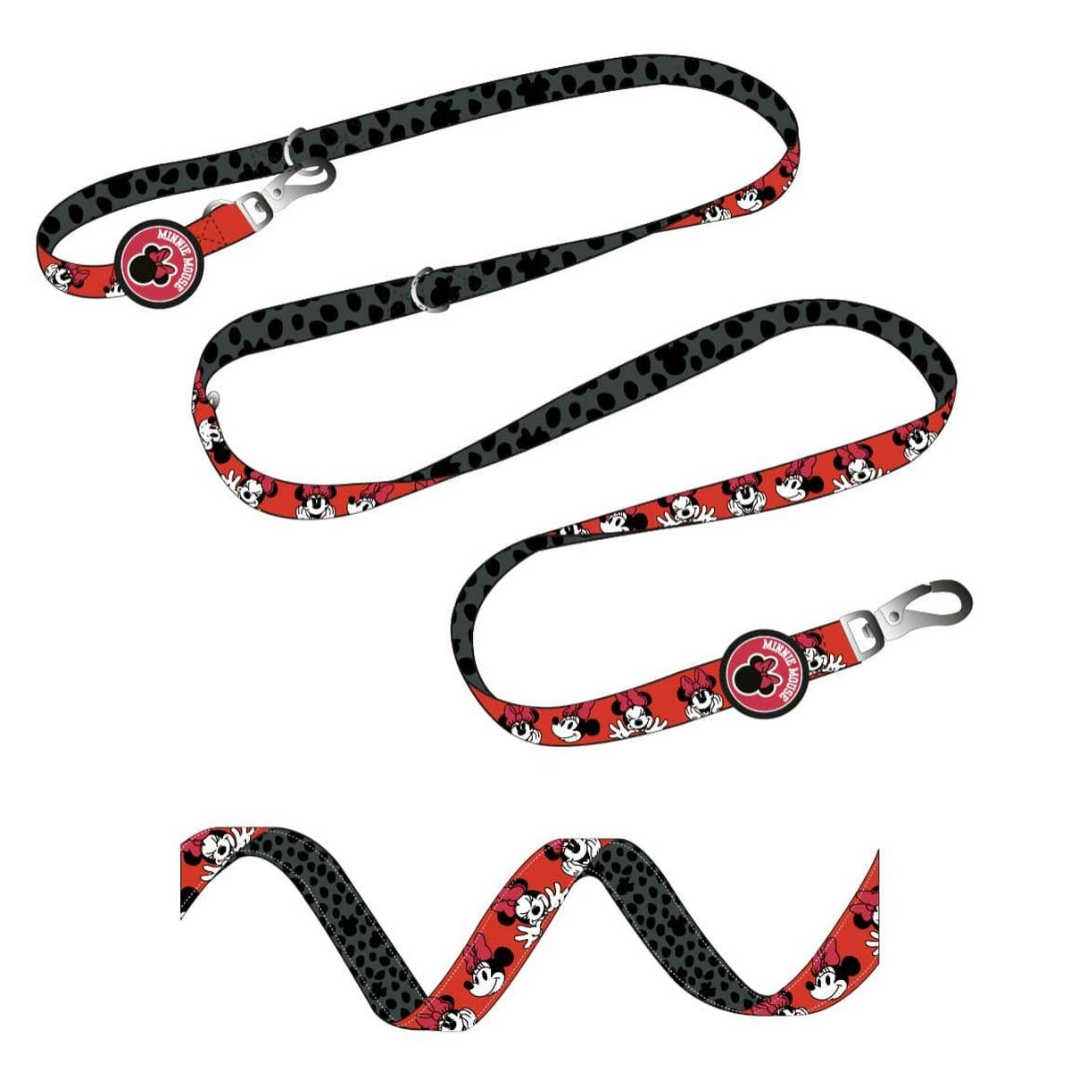 Guinzaglio per Cani Minnie Mouse Premium Rosso 2 S0741607_0