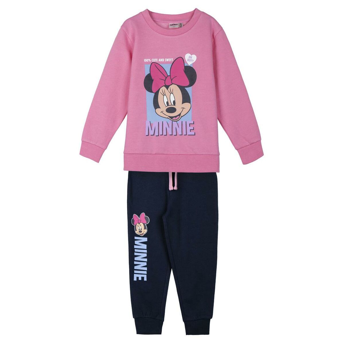 Tuta da Bambini Minnie Mouse Rosa 2 S0741292_0