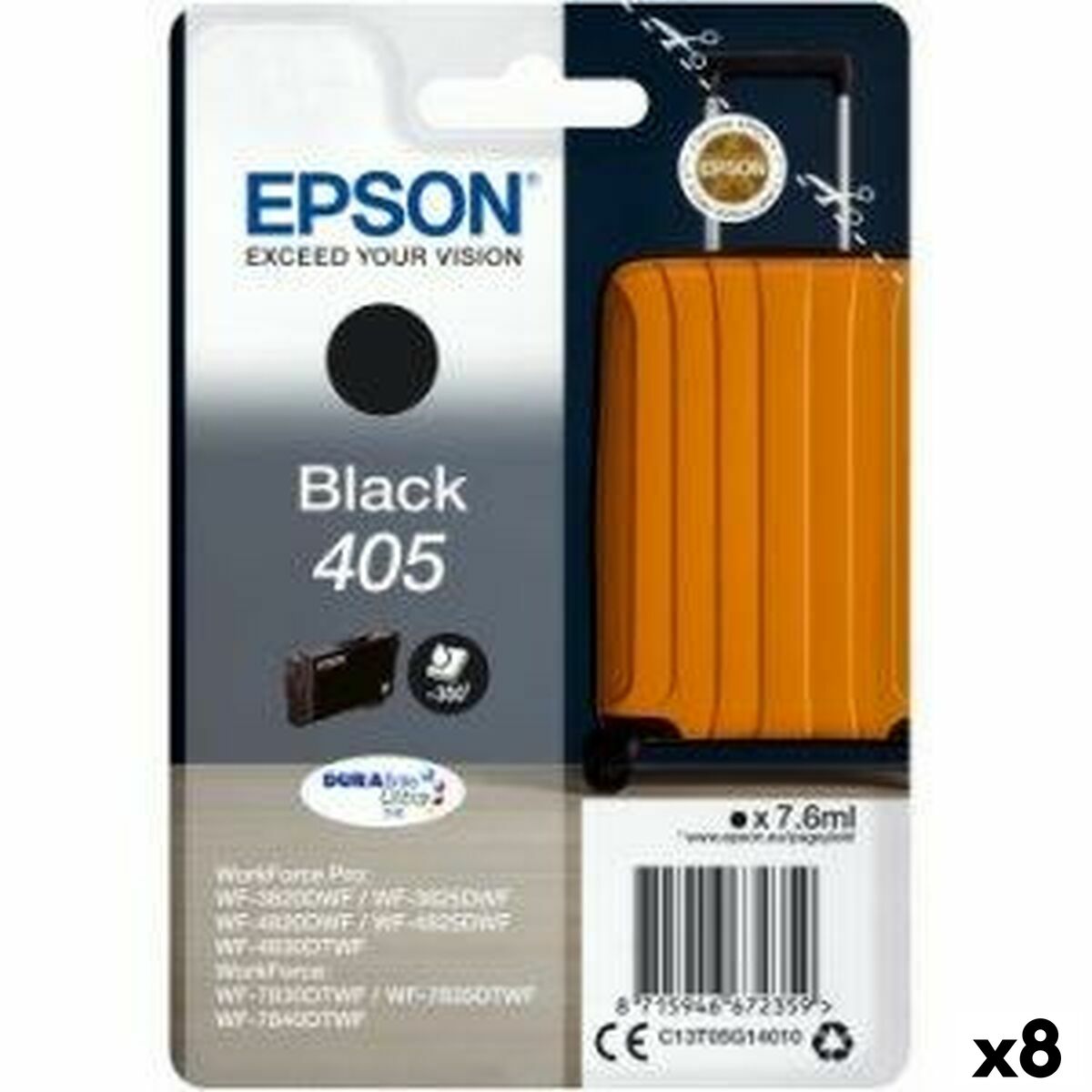 Cartuccia ad Inchiostro Originale Epson 405 Nero (8 Unità) 2 S8436944_0