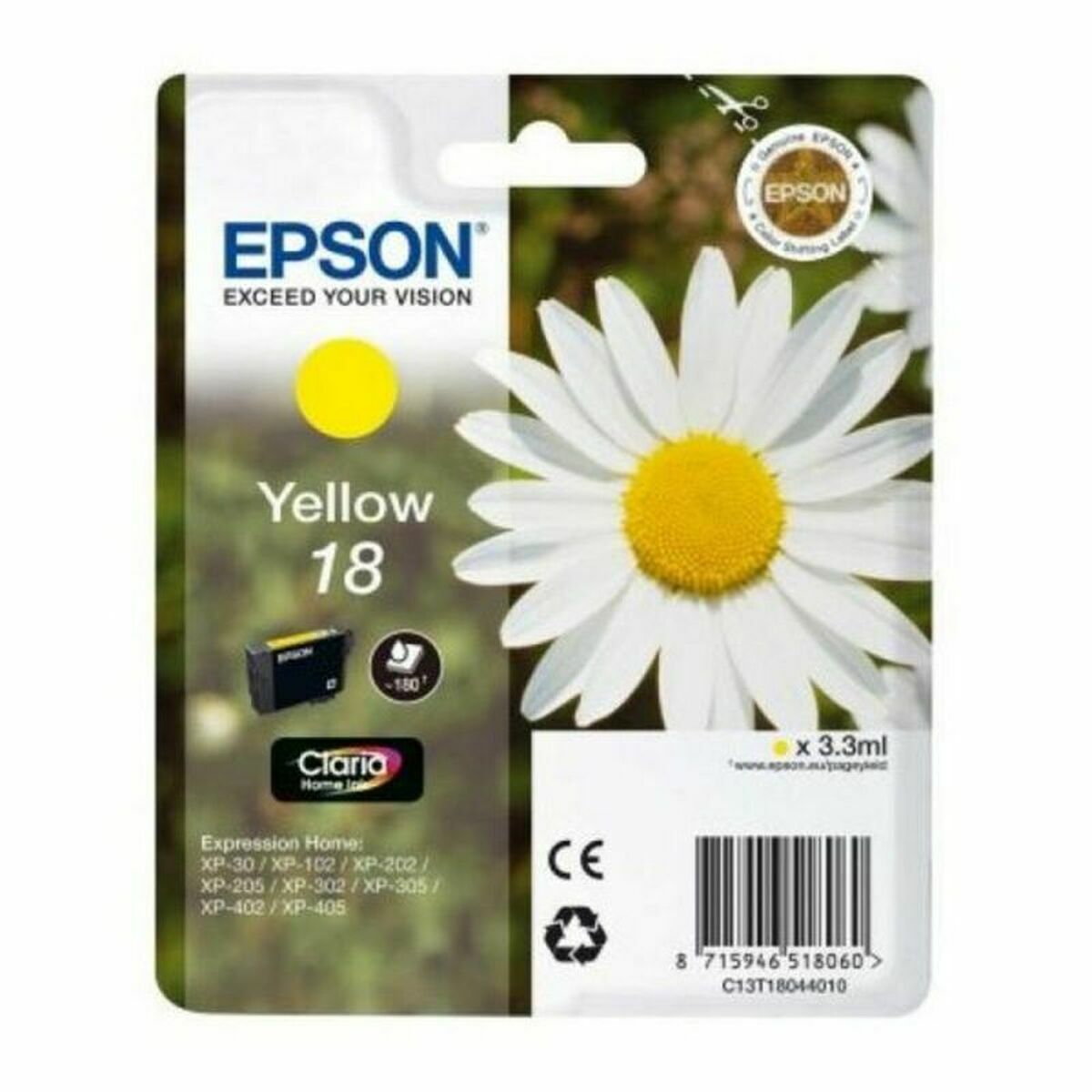 Cartuccia d'inchiostro compatibile Epson Cartucho Epson 18 amarillo Giallo 2 S8405384_0