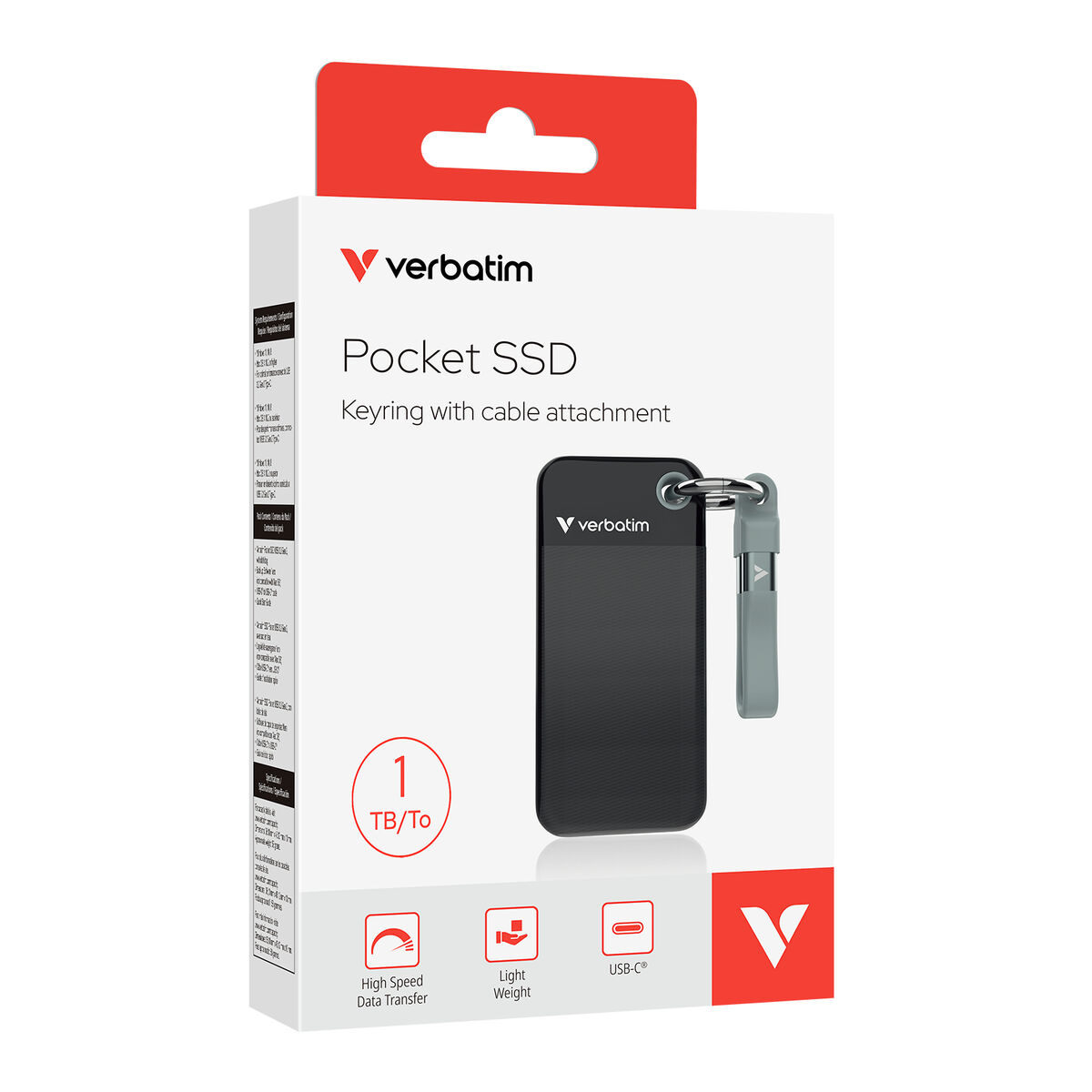 Hard Disk Esterno Verbatim 32190 1 TB SSD Tascabile 3 S77211653_1