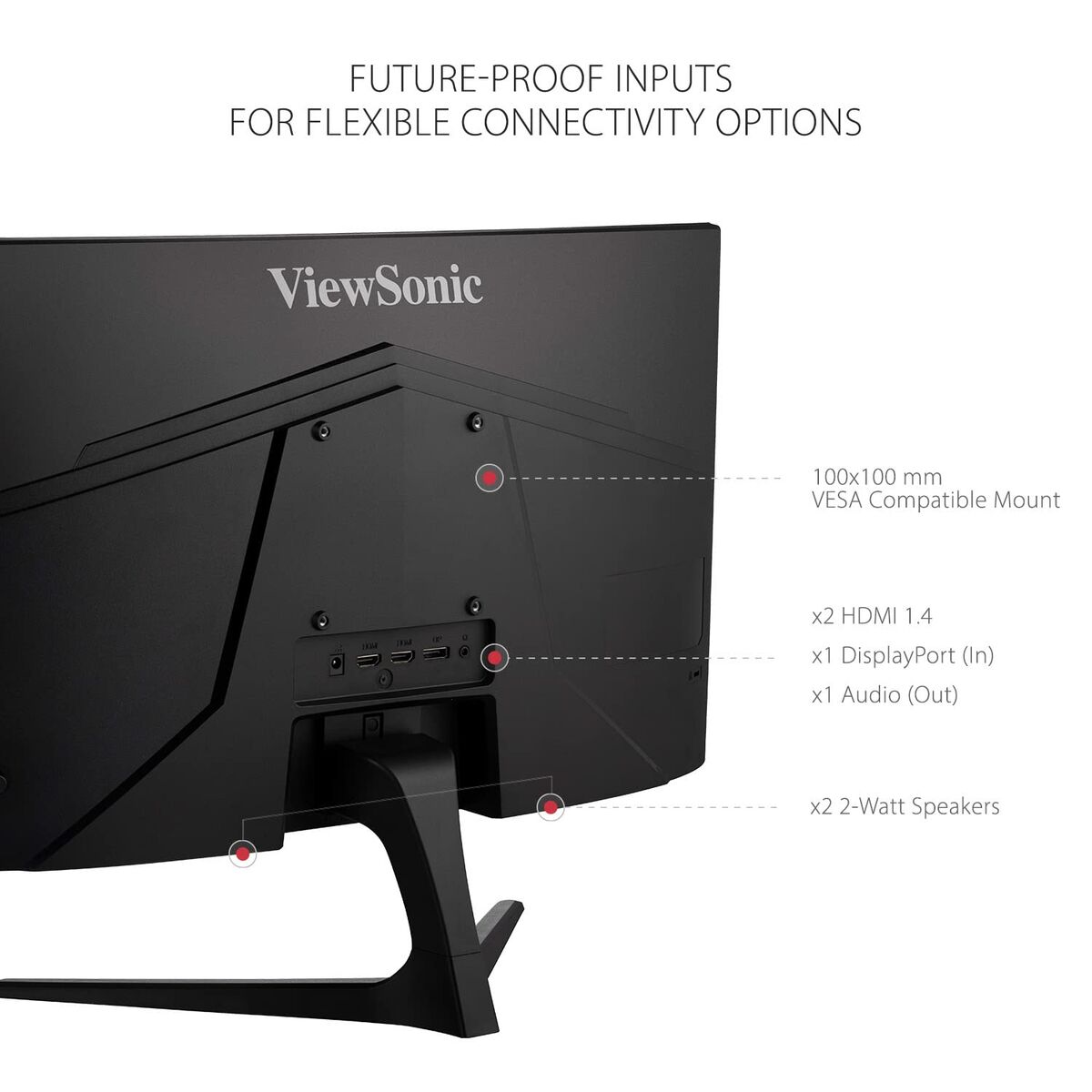 Monitor ViewSonic VX2418C 23,6" TFT LCD AMD FreeSync 165 Hz 3 S7195522_1