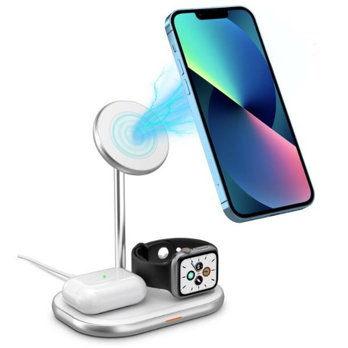 Caricabatterie Senza Fili Energizer WCP-303 Grigio 2 S77185897_0