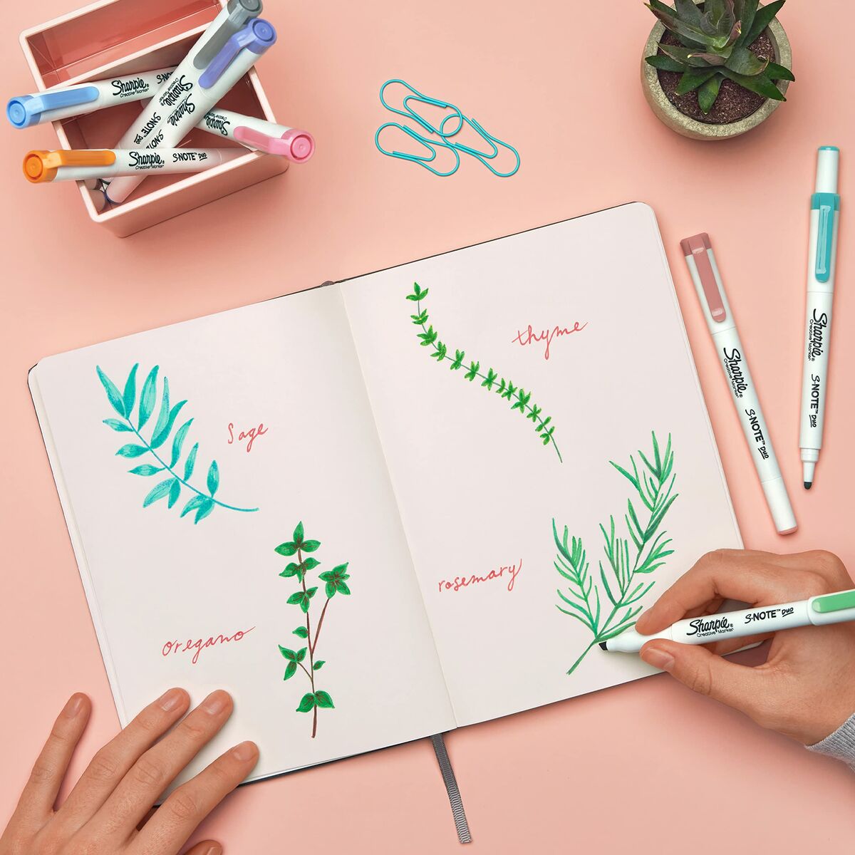 Set di Pennarelli Sharpie S-Note Duo Doppia 16 Pezzi 3 S8425316_1