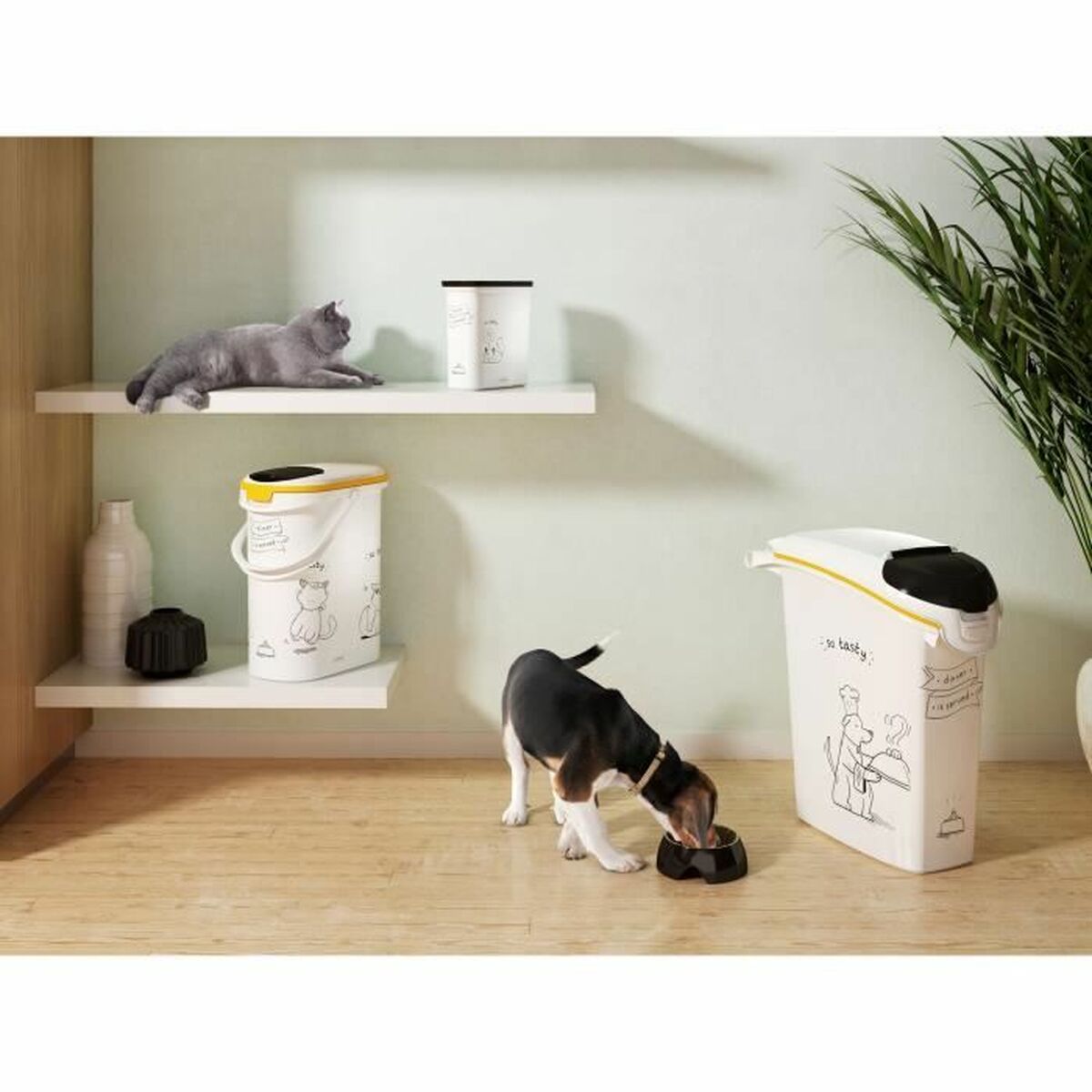 Contenitore per alimenti per animali domestici Curver 412042 4 Kg 10 L 8 S7140221_6