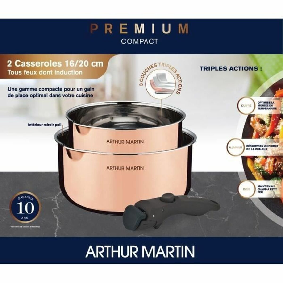 Batteria da Cucina Arthur Martin AM720GT 4 S71002964_2