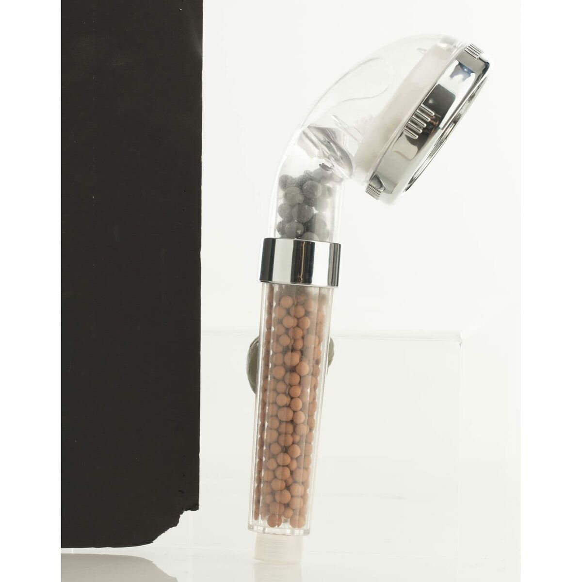 Soffione 5five Simply Smart Trasparente ABS Cromato Ø 7,9 x 7,5 x 24,5 cm Pietre minerali e rilassanti 4 S7909746_2