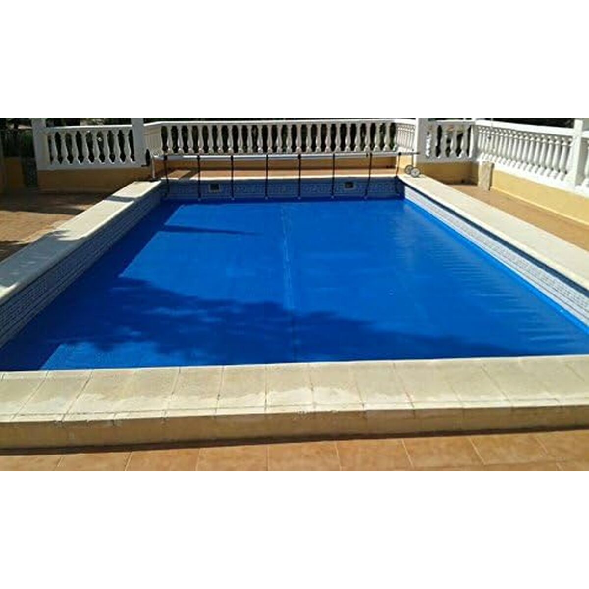 Copertura per piscina Ubbink Azzurro 400 x 610 cm Polietilene 4 S7198445_2