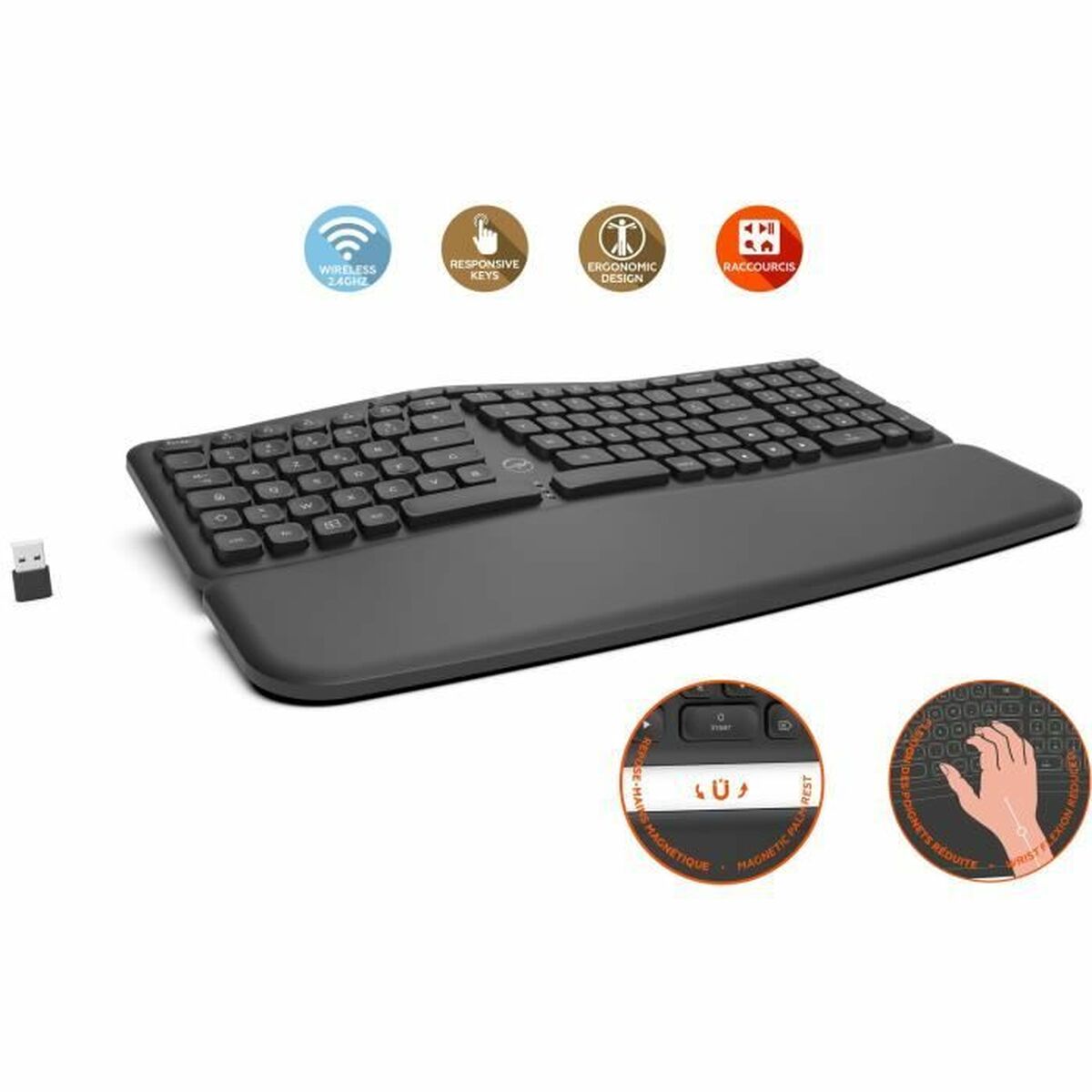 Tastiera Bluetooth Mobility Lab MOBILITY LAB - ML313153 Nero AZERTY 4 S7195818_2