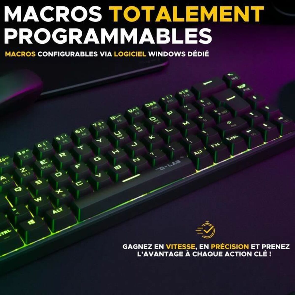 Tastiera The G-Lab KEYZ TITAN Bianco 5 S71011959_3