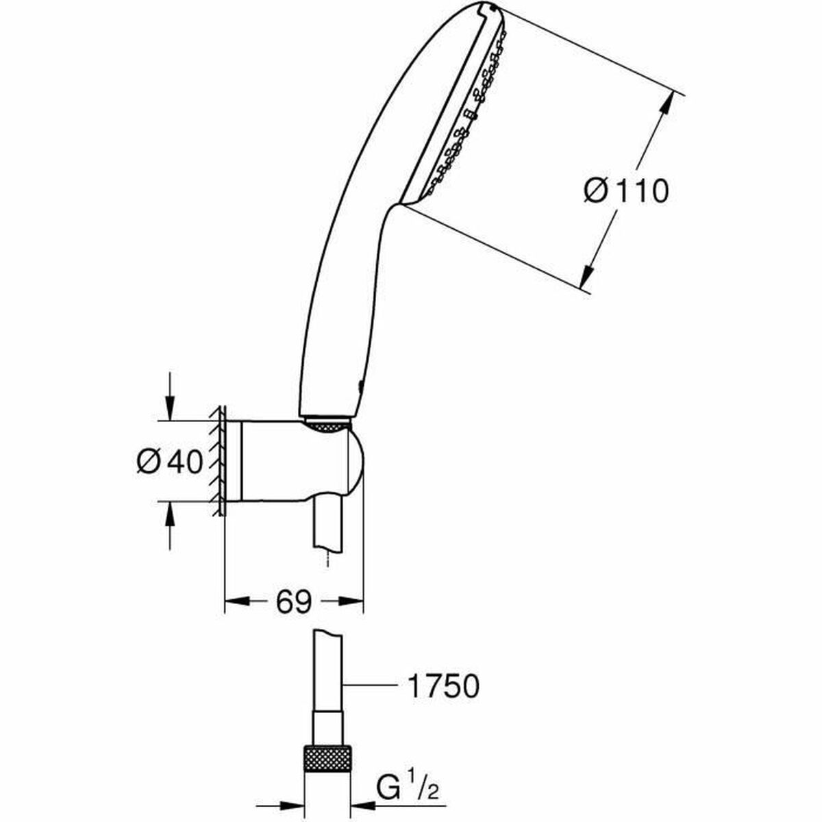 Soffione Grohe Plastica 4 S71003255_2