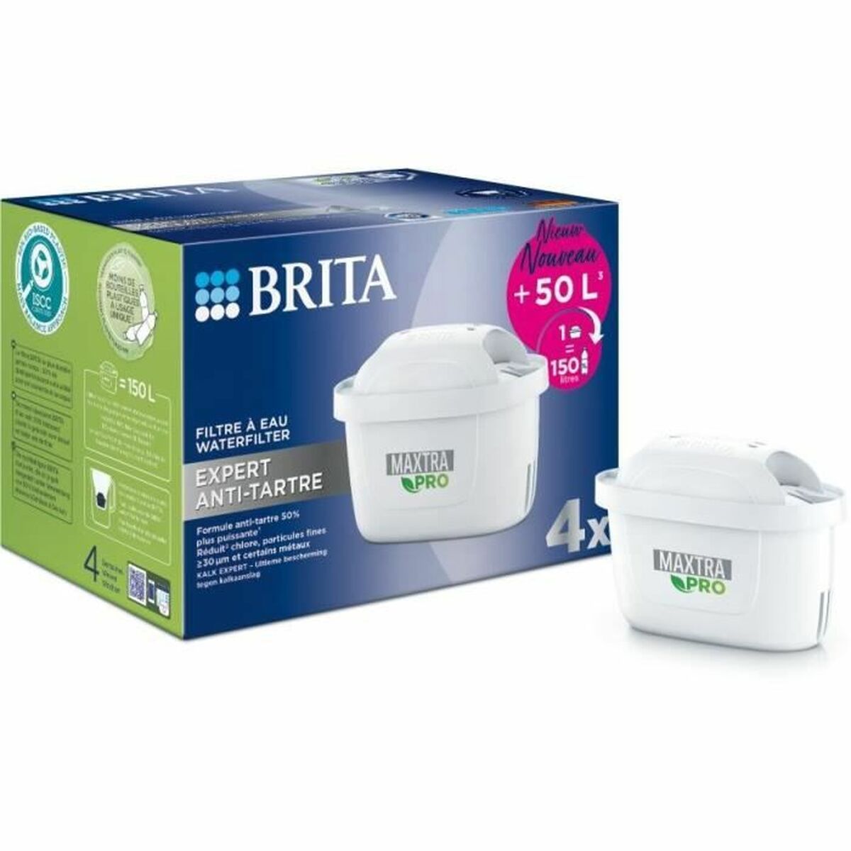 Filtro per brocca filtrante Brita Maxtra Pro Expert (4 Unità) 2 S7187382_0