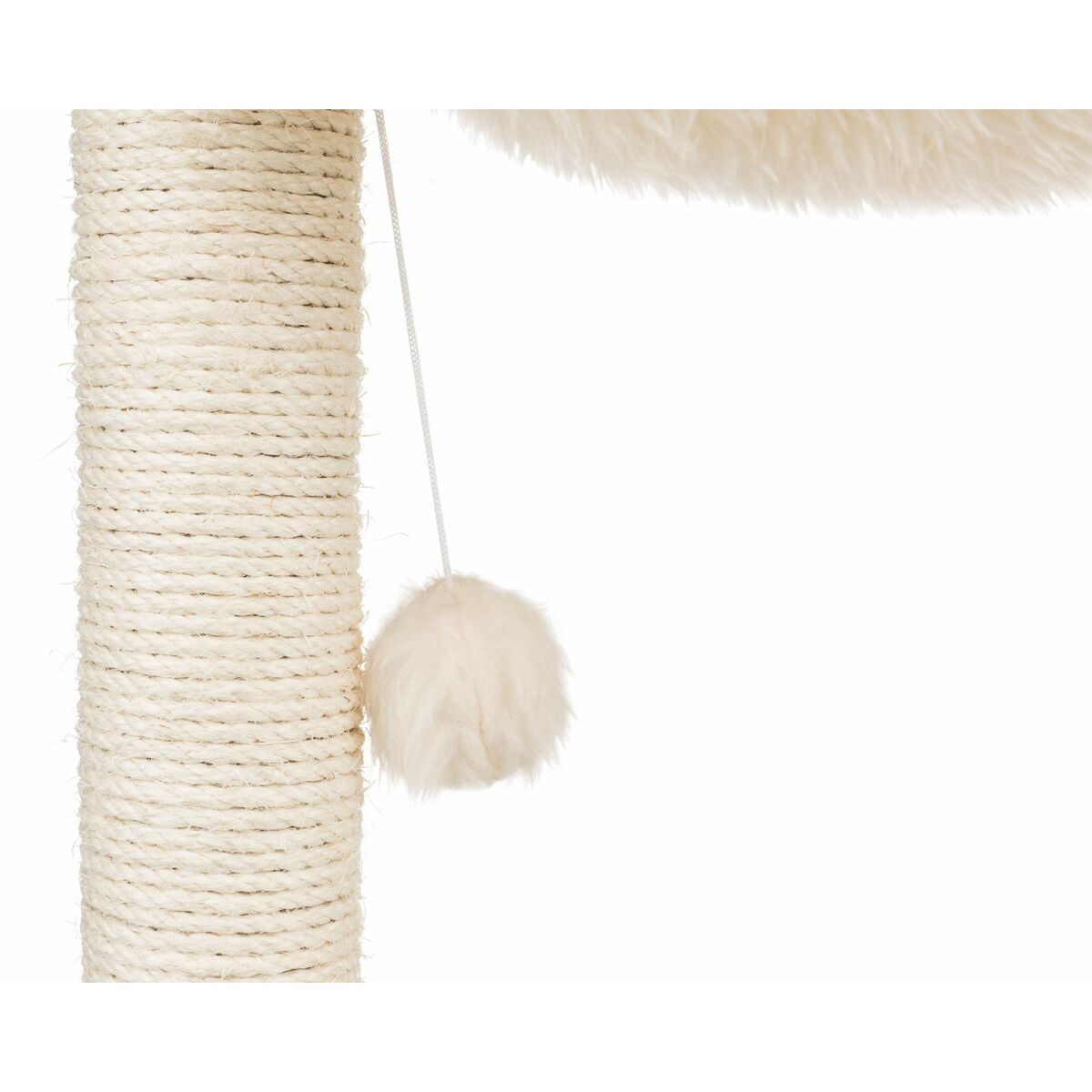 Albero tiragraffi per gatti Trixie Baza Crema Legno Sisal 50 cm 5 S7138597_3