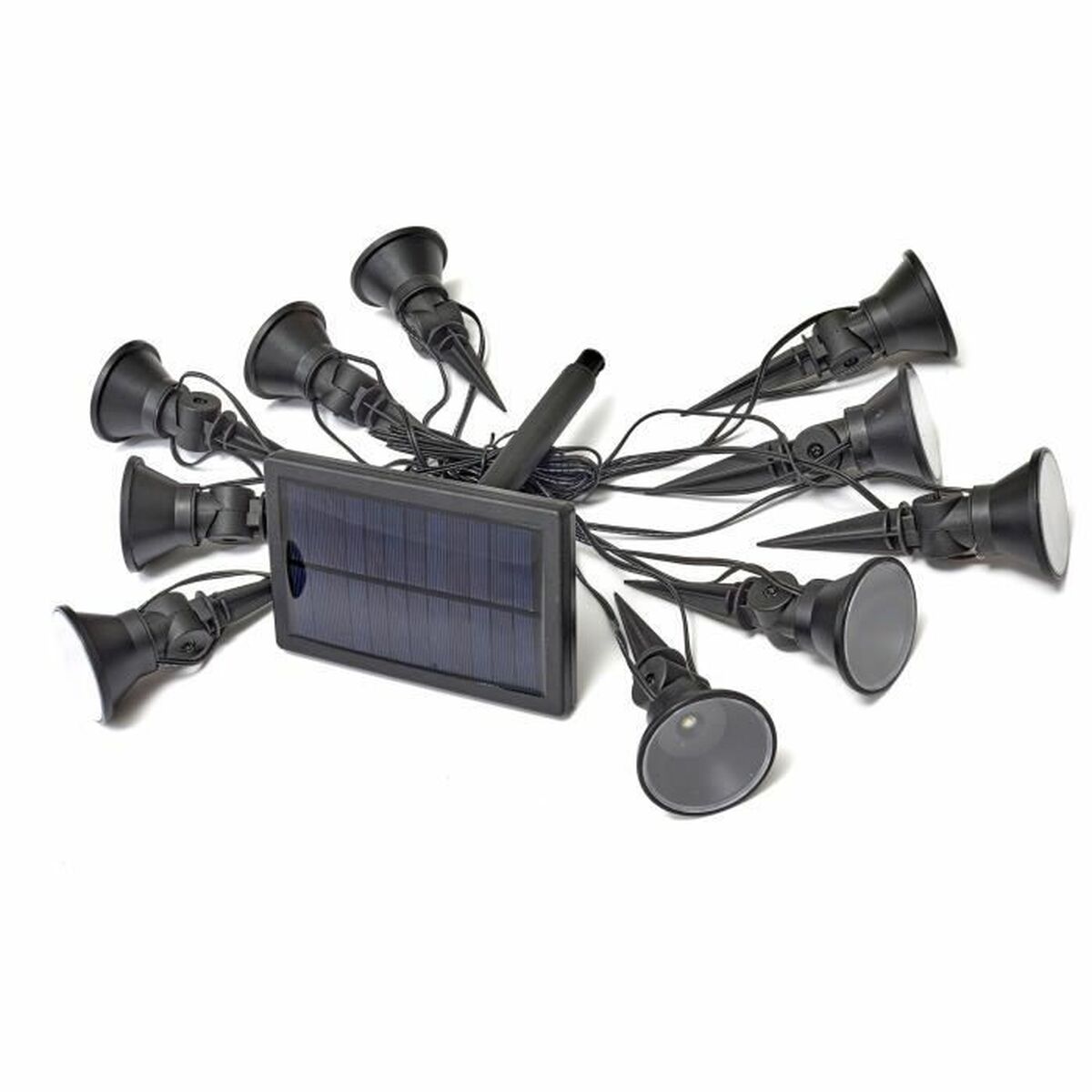 Ghirlanda di Luci LED Garland Multispot 10-PK Solare Paletto 5 Lm 2 S7189907_0