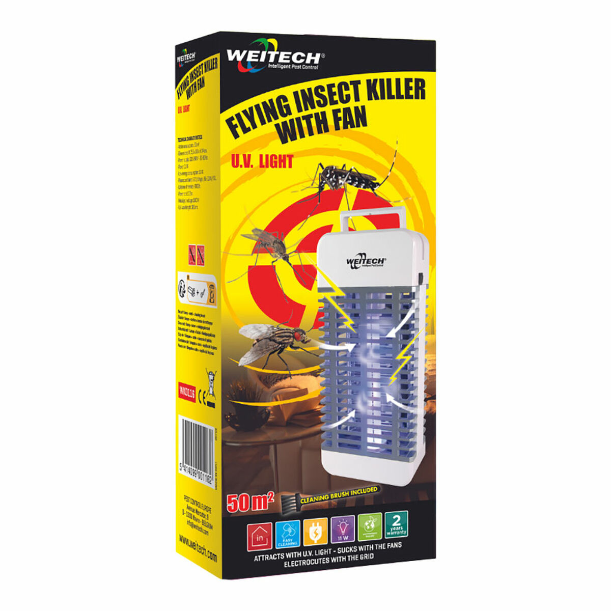 Lampada Antizanzare tramite Aspirazione Weitech 50 m 2 S7923247_0