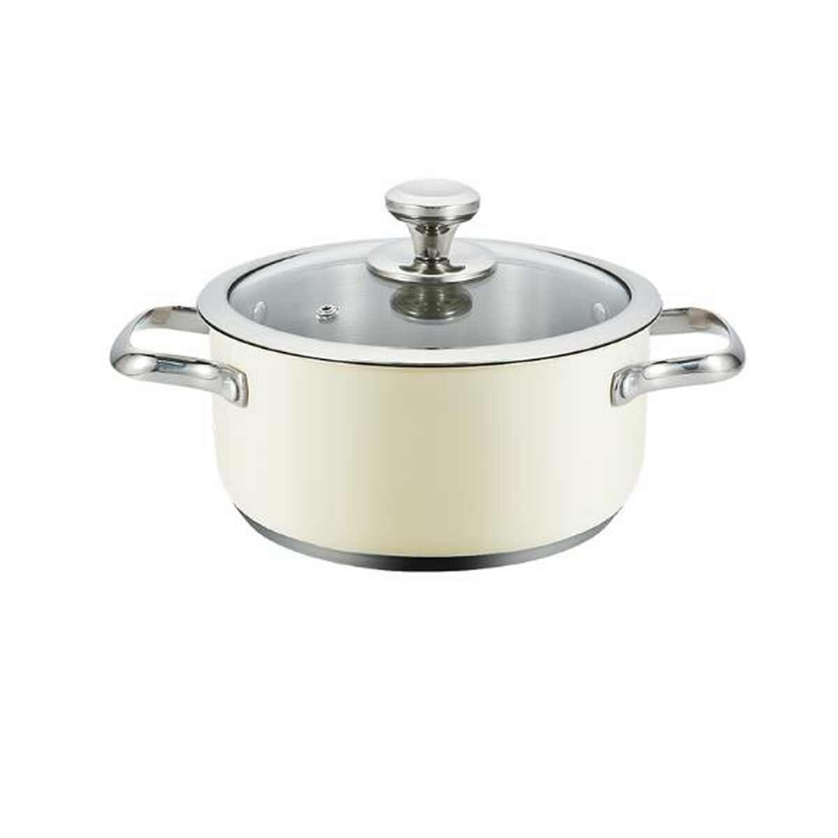 Casseruola con coperchio Haeger PA-16H.005A Beige Ø 16 cm 2 S77185623_0