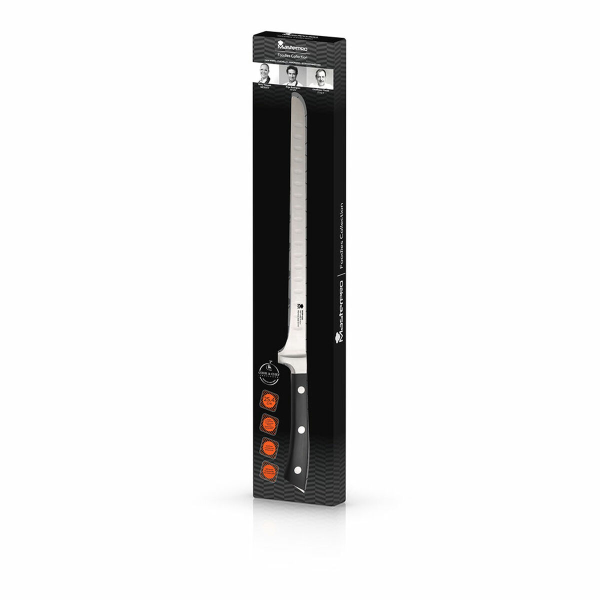 Coltello per Prosciutto Masterpro Foodies BGMP-4320 Acciaio inossidabile 25,4 cm 3 S7924723_1