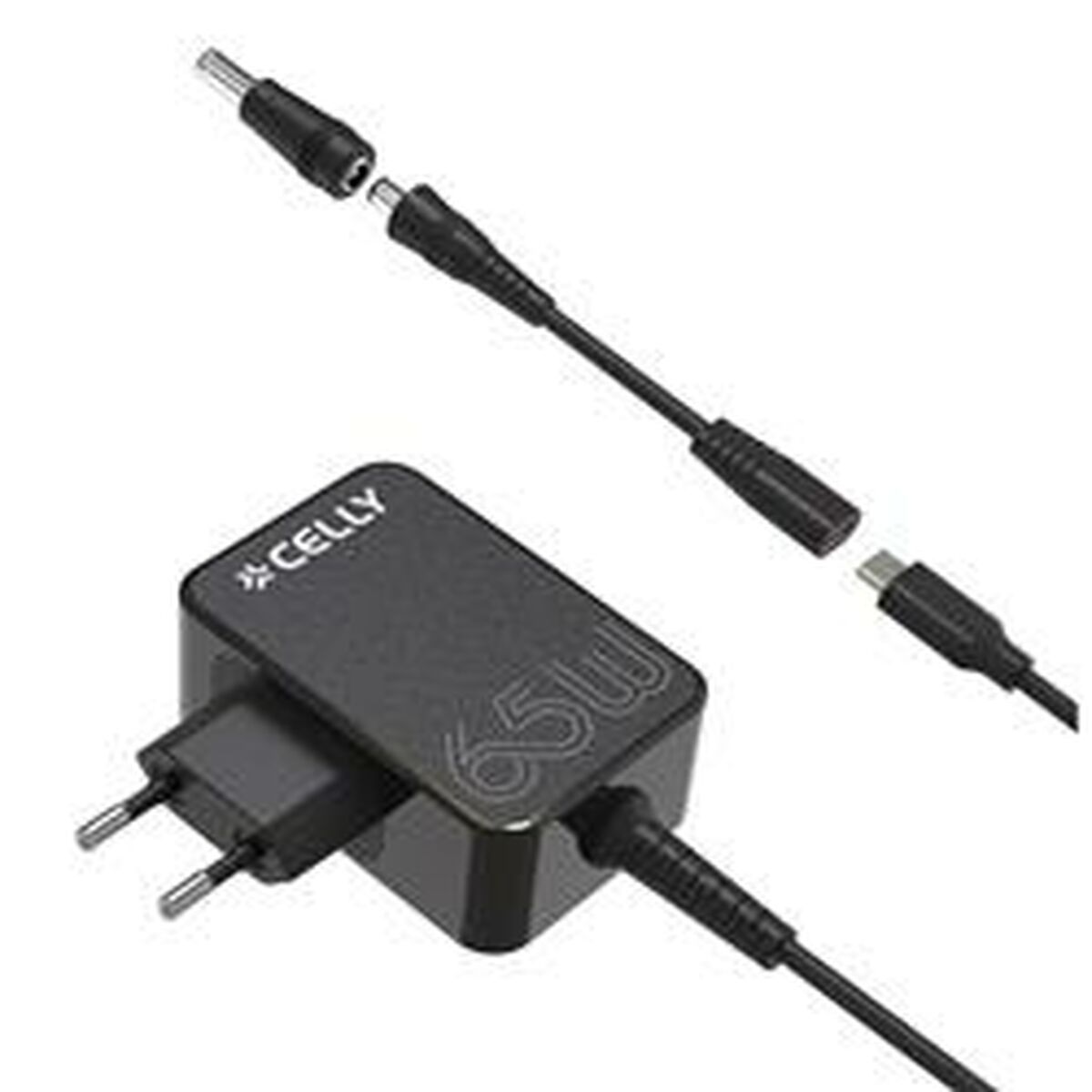 Caricabatterie da Parete Celly TCTIPS65WBK Nero 65 W 2 S77101945_0