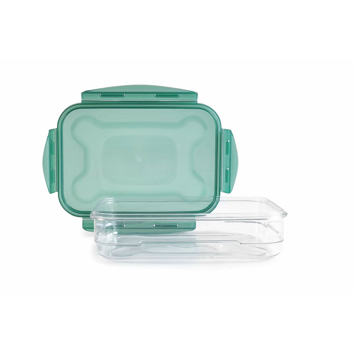 Porta pranzo Ermetico Ibili 790406 Plastica 600 ml 16 x 12 x 6,5 cm Verde 3 S7924387_1