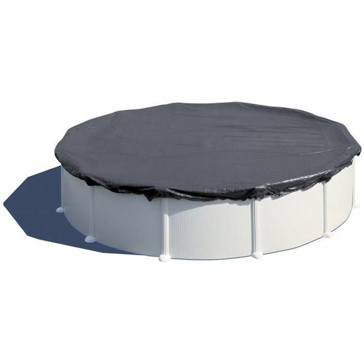 Copertura per piscina Gre CIPR451P Polietilene Ø 4,6 m Nero 2 S7189510_0