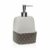 Dispenser di Sapone Versa Stars Soft Ceramica ABS Dolomite 11 x 20,5 x 11 cm 1 S3414122_0