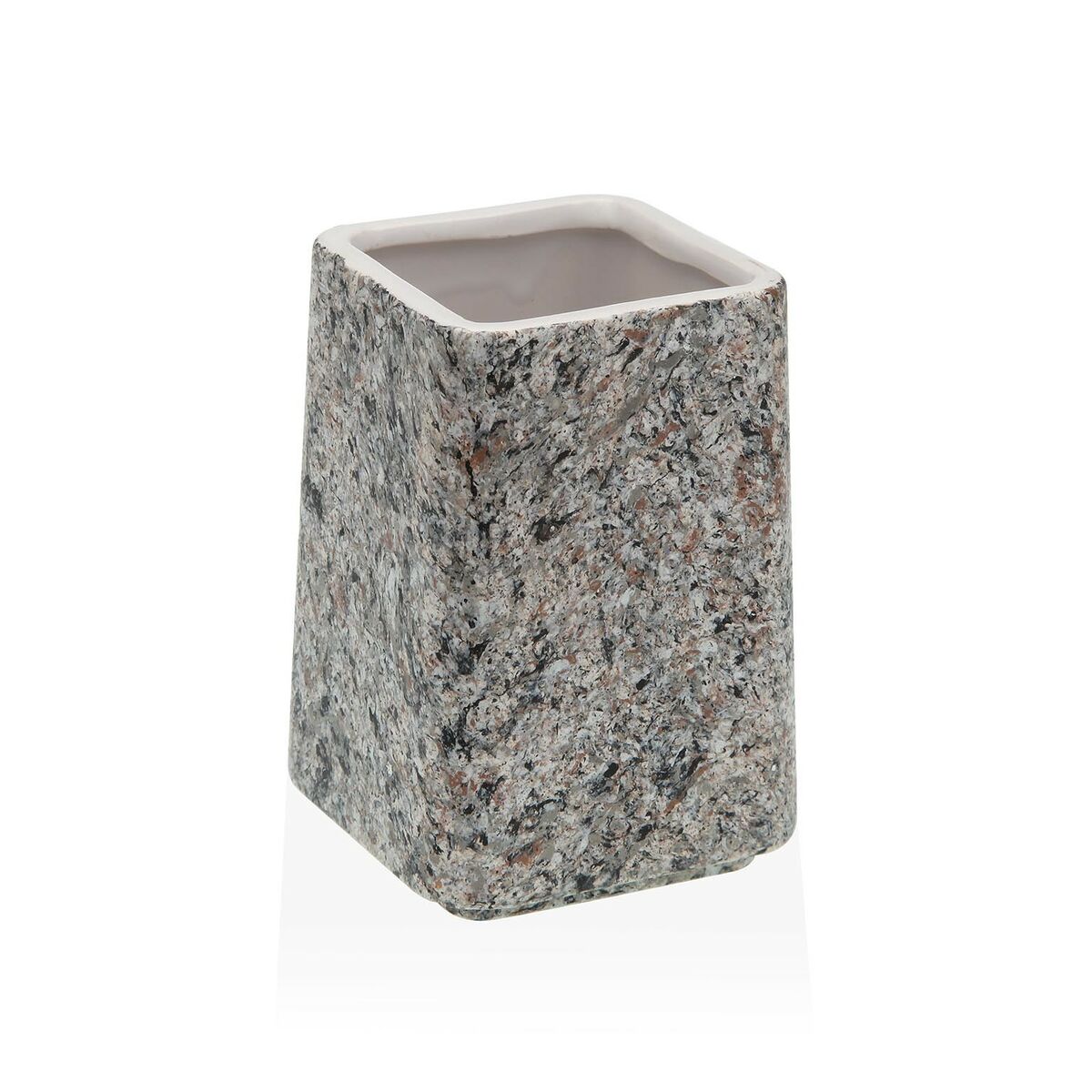 Portaspazzolini da Denti Versa Grigio Ceramica Plastica 7 x 10 x 7 cm 2 S3411899_0