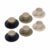 Set di 6 Tazze da Tè con Piatto Versa Tashi Gres 8,3 x 7,8 x 8,3 cm 1 S3412332_0